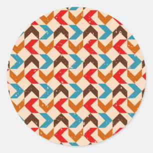 Retro Ronde Sticker