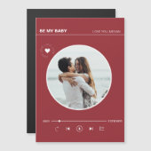 Retro Rood Hart Voor eeuwig Liefde Valentijns Kaar (Voorkant / Achterkant)