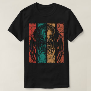 Retro Roofdier Gezicht T-shirt