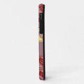 Retro Roos harten telefoonbehuizing Case-Mate iPhone Case (Achterkant/links)