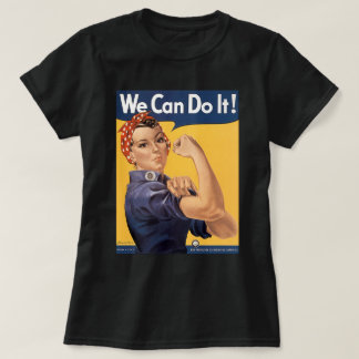 Retro Rosie, we kunnen het doen T-shirt