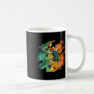 Retro Rotsport Klimmen Boulderen Bergbeklimmen Koffiemok