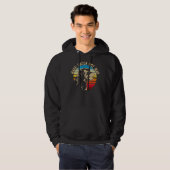 Retro Rottweiler Mannen Vrouwen Kinderen Hoodie (Voorkant volledig)