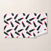 Rétro, rouge à lèvres (Serviette à main)