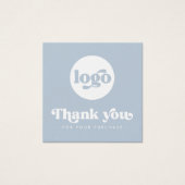 Retro rouille bleu affaires merci insérer la carte (Devant)