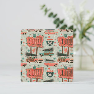 Retro Route 66 Motel Kerstmis