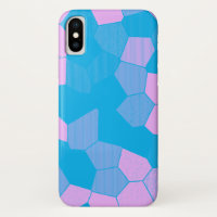 Retro Roze/blauw