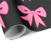 Retro Roze Bogen Wrapping Paper Cadeaupapier (Rol Hoek)