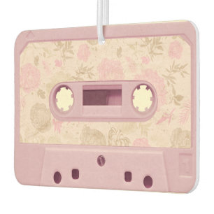 Retro Roze Cassettebandje Air Freshener Luchtverfrisser