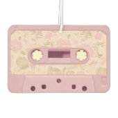 Retro Roze Cassettebandje Luchtverfrisser (Achterkant)