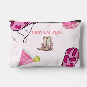 Retro Roze Disco Cowgirl Western Bachelorette Etui