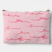 Retro roze en golvende moeder van de bruid cadeau etui (Achterkant)