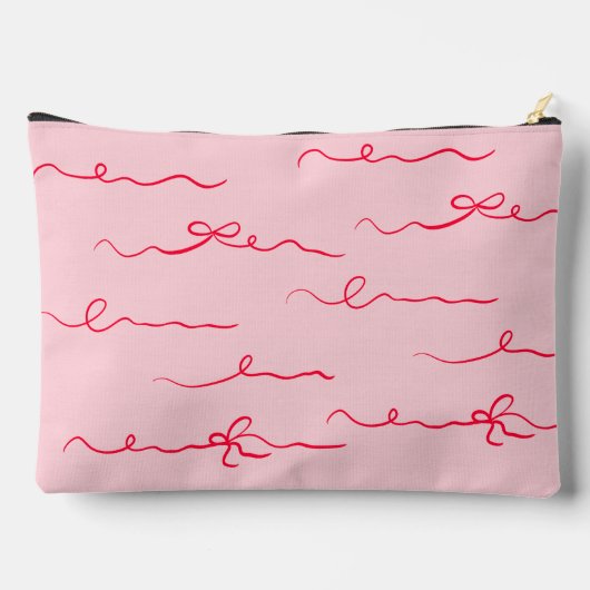 Retro roze en golvende moeder van de bruid cadeau etui (Achterkant)