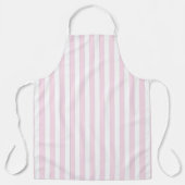 Retro Roze en witte strepen Apron Schort (Voorkant)