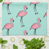 Retro Roze Flamingo Keuken Handdoek Gift (Gevouwen)