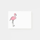 Retro Roze Flamingo Post Het Notities Gift Post-it® Notes (Voorkant)