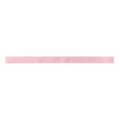 Retro Roze Gingham Gingham Gecontkered Patroonacht Lint (Voorkant)