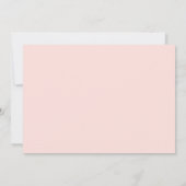 Retro Roze handschrift bruiloft opslaan Datum Kaart (Achterkant)