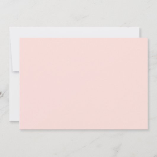 Retro Roze handschrift bruiloft opslaan Datum Kaart (Achterkant)