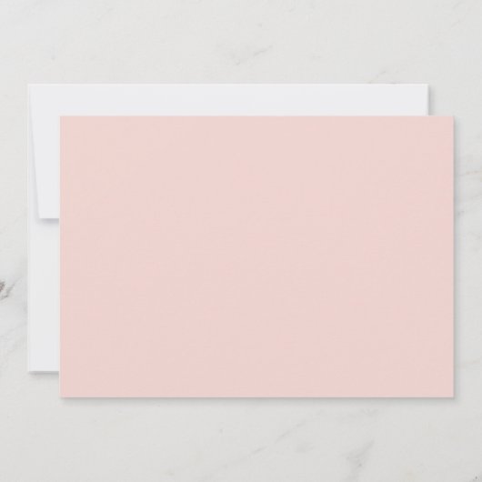 Retro Roze handschrift Weddenschap Opslaan Datum U Kaart (Achterkant)