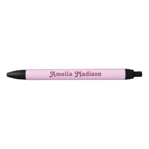 Retro Roze Minimalistische Pen