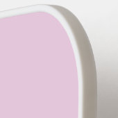 Retro Roze, Paarse & Fuchia Gestreept Pickleball Paddle (Links Detail)