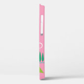 Retro Roze Palm Springs iPhone / iPad case (Achterkant / Links)