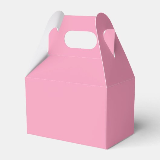 Retro Roze palmspuitbus Bedankdoosjes (Achterkant)