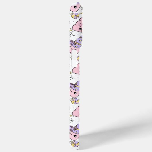 Retro Roze Pastel Halloween Pompoen Telefoonhoesje Case-Mate iPhone Case (Achterkant / Rechts)