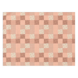 Retro Roze Patchwork Tafelkleed