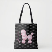 Retro Roze Robuuste aangepaste Canvas tas (Voorkant)