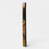 Retro roze sky Kerstmis Case-Mate iPhone Case (Achterkant/links)