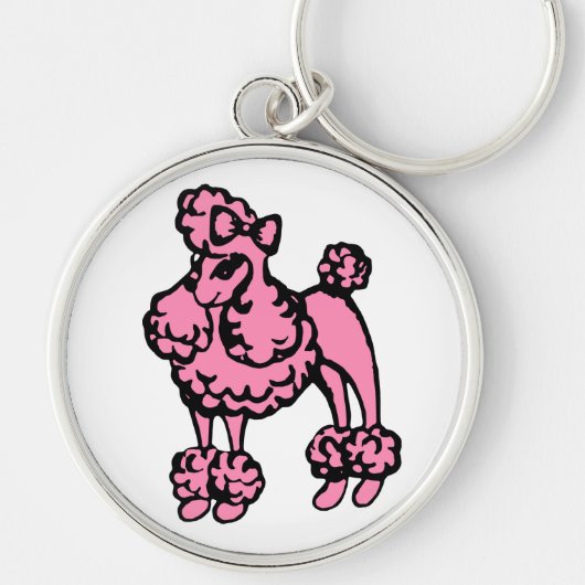 Retro Roze Sleutelhanger (Voorkant)
