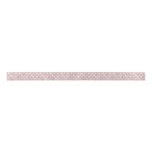 Retro Roze Starbursts Satin Ribbon Lint (Voorkant)