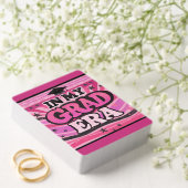 Retro roze stijlvol plezier in mijn Afstudeerder t Pokerkaarten (Insitu (Huwelijk))