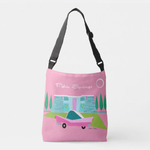 Retro Roze Tas met handpalmen