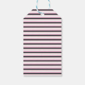 Retro Roze Zwart Halloween Verjaardag  Cadeaulabel (Achterkant)