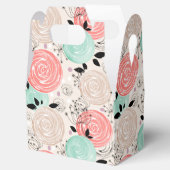 Retro, rozen bedankdoosjes (Geopend)