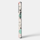 Retro, rozen Case-Mate iPhone case (Achterkant / Links)