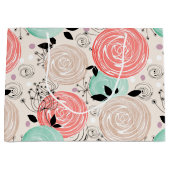 Retro, rozen groot cadeauzakje (Voorkant)