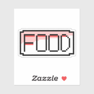 Retro RPG Pixel Art – Chat Box ‘Eten’ Sticker