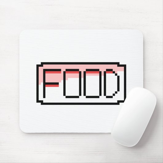 Retro RPG Pixel Art – Chat Box ‘Food’ Muismat (Met muis)