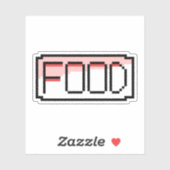 Retro RPG Pixel Art – Chat Box ‘Food’ Sticker (Vel)