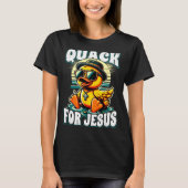 Retro Rubber Duck Christian Rubber Ducky Quacks Fo T-shirt (Voorkant)