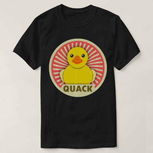 Retro & Rubber Duck Quack Ducky Gifts Pull T-shirt (Design voorkant)