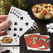 Retro Rudolph Pokerkaarten (Insitu)