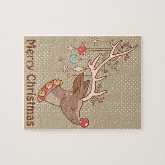 Retro Rudolph Puzzle (Horizontal)