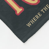 Retro ruimte Poster van Kepler-186f. Fleece Deken (Hoek)