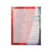 Retro ruimte Poster van Kepler-186f. Notitieblok (Gedraaid)