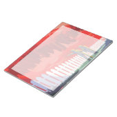 Retro ruimte Poster van Kepler-186f. Notitieblok (Schuin)